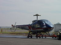 N480TT @ POC - Getting a washdown without rotor blades - by Helicopterfriend