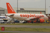 G-EZFE @ EGGW - Easyjet A319 at Luton - by Terry Fletcher