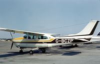 G-BCZP @ EGLK - This Turbo Centurion II was seen at Blackbushe in the Summer of 1976. - by Peter Nicholson