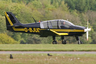G-BJUD @ EGHL - Landing back at Lasham. - by MikeP