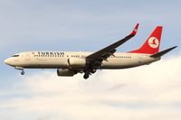 TC-JGD @ EGLL - 'Nevsehir' on finals to runway 27L operating flight TK1991 from Istanbul. Test registration was N1787B. Operated by Turkish Airlines. - by Glyn Charles Jones