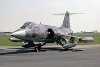 MM6804 @ EGXW - Aeritalia F-104S-ASA Starfighter from 36 Stormo based at Gioia del Colle and seen here at RAF Waddington's Photocall 1990. - by Malcolm Clarke