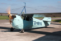 G-AEVS @ EGBR - AERONCA 100 during the 2009 John McLean Trophy aerobatic competition. - by Malcolm Clarke