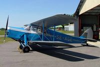 SE-AGE @ ESSP - De Havilland DH.87B Hornet Moth [8136] Norrkoping~SE 08/06/2008. Seen at its home base of Norrkoping Sweden.