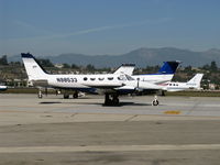 N98533 @ CMA - 1976 Cessna 340A, two Continental TSIO-520-NB 310 Hp each. Turbocharged, fuel-injected & pressurized - by Doug Robertson