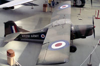 XP281 @ EGSU - Auster B-5 Auster AOP9 at the Imperial War Museum, Duxford - by Malcolm Clarke