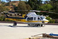 N412LA - Copter 11 at Barton waiting for the day to start... - by airsquad9