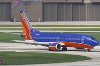 N436WN @ KSAT - leaving the runway - by FBE