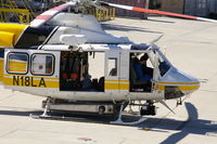 N18LA - Copter 18 getting ready to head to Fire Station 129 for the day. - by airsquad9