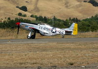 N151SE @ VCB - 1944 North American/aero Classics P-51D rolling out @ Gathering of Mustangs event - by Steve Nation