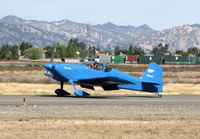 N240LT @ VCB - 1998 Leisure-time Inc RV-6 Wild Blue rolling out @ Gathering of Mustangs event - by Steve Nation