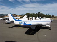 N684V @ VCB - Beautiful 1960 Beech 35-33 from Modesto @ Gathering of Mustangs event - by Steve Nation
