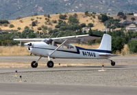 N4764U @ VCB - 1965 Cessna 180H turning-off of RWY @ Gathering of Mustangs event - by Steve Nation