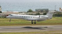 N680GA @ TNCM - in the glide slope