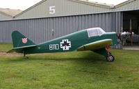 G-AGFT @ EGBR - AVIA FL3. A very rare aircraft built in 1941 by A.V.I.A. (Anonima Vercellese Industria Aeronautica) in Vercelli, North Italy. It had its first post restoration flight at Breighton earlier this year after legal wrangling re its Croatian military markings. - by Malcolm Clarke