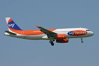 G-FTDF @ EGNT - Airbus A320-231. On approach to Rwy 07 at Newcastle Airport. - by Malcolm Clarke