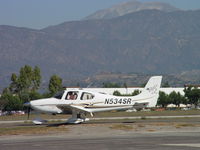 N534SR @ POC - Taxiing from being washed - by Helicopterfriend