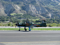 N556TR @ SZP - 1968 Nanchang China CJ-6A, Vedeneev  (Ivchenko) MP-14 9 cylinder 360 Hp radial upgrade conversion, Winner-Best Nanchang CJ-6A Award at EAA AirVenture 2009, landing roll Rwy 04 - by Doug Robertson