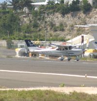 N21524 @ TNCM - just arive from the USA