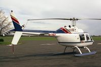 G-TILT @ EGTC - Formerly G-BRJO. Bell 206B. At Cranfield Airfield, Beds, UK.  - by Malcolm Clarke
