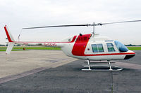 G-CCVO @ EGTC - Bell 206B. At Cranfield Airfield, Beds, UK. - by Malcolm Clarke