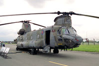 ZA678 @ EGXE - Boeing Vertol Chinook HC1B (352). From RAF No 7 Sqn, Odiham and seen at RAF Leeming Country Fair and Air Show in 1992. - by Malcolm Clarke