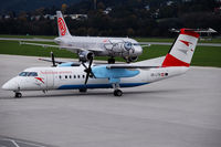 OE-LTN @ LOWI - Austrian arrows Dash8-Q300 (OE-LTN) and flyNIKI Airbus A320 (OE-LEU) - by Hannes Tenkrat