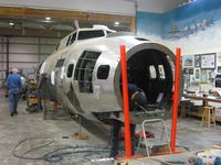 44-85813 @ I74 - B-17G restoration at Urbana, Ohio - by Bob Simmermon