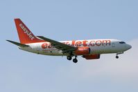 G-EZJT @ EGNT - Boeing 737-73V. On approach to Rwy 07 at Newcastle Airport. - by Malcolm Clarke