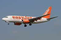 G-EZKG @ EGNT - Boeing 737-73V. On approach to Rwy 07 at Newcastle Airport. - by Malcolm Clarke