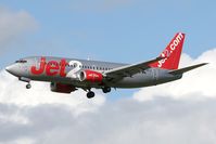 G-CELJ @ EGNT - Boeing 737-330. On approach to Rwy 25 at Newcastle Airport. - by Malcolm Clarke
