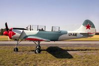 LY-AIE @ EGBR - Bacau YAK-52. At Breighton Airfield, North Yorks, UK. - by Malcolm Clarke