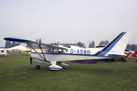 G-ASWB @ EGTC - Beagle A.109 at the 1994 PFA Rally. held at Cranfield Airfield, Beds, UK. - by Malcolm Clarke