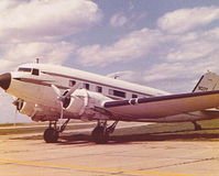 N37F @ GSA - DC-3 N37F at old Amon Carter Field FtWorth, TS - by Marvin Arnold