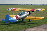 G-THEA @ EGSU - Boeing E75. At the Imperial War Museum, Duxford in 1986. - by Malcolm Clarke