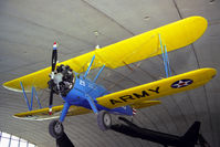 42-17786 @ EGSU - Boeing Stearman PT-17 Kaydet. Formerly CF-EQS and seen here at the American Air Museum, Duxford in 1998. - by Malcolm Clarke
