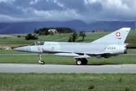 J-2324 @ LSMP - In 1989 most Mirage had not been fitted with canards yet, but the majority of the Mirage fleet were already in the new grey colour scheme. - by Joop de Groot