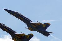 163093 @ DVN - Blue Angels at the Quad Cities Air Show, and I'm shooting into the sun. - by Glenn E. Chatfield