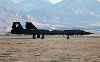 61-7955 @ KSBD - KSBD 1981 Norton AFB airshow what a great surprise to see this SR71 doing a flying display - by Nick Dean