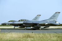 90-0813 @ EKKA - 52 FW participated in the 1996 Tactical Fighter Weaponry with a couple of their F-16s. - by Joop de Groot