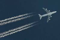 F-GCBD @ NONE - Air France Cargo B747-200F cruises high - by FBE