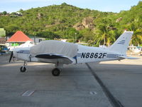 N8862F @ TFFJ - PIPER PA 28-151 CHEROKEE WARRIOR I - by DELCROIX Thierry