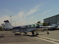 N17803 @ POC - Being worked on at Howard Aviation - by Helicopterfriend