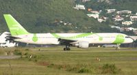 N652DL @ TNCM - Back tracking runway 28