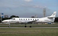 N385PH @ SABE - SABE ex Horizon sewer pipe - by Nick Dean
