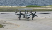 163695 @ TNCC - exiting the runway to parking - by Daniel Jef