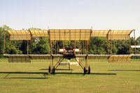 G-ASPP @ EGTH - Replica Bristol Boxkite. Built by FG Miles and flown only at Shuttleworths 'Flying in the Evening Air' displays during the summer months. - by Malcolm Clarke