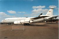 61-0286 @ MHZ - EC-135H Stratotanker Silk Purse airborne command post of 10th Airborne Command & Control Squadron at the 1989 Mildenhall Air Fete. - by Peter Nicholson