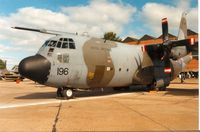 XV196 @ MHZ - Hercules C.1 of the Lyneham Transport Wing on display at the 1989 Mildenhall Air Fete. - by Peter Nicholson