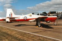 ZF164 @ MHZ - Tucano T.1 in the static park of the 1989 Mildenhall Air Fete. - by Peter Nicholson